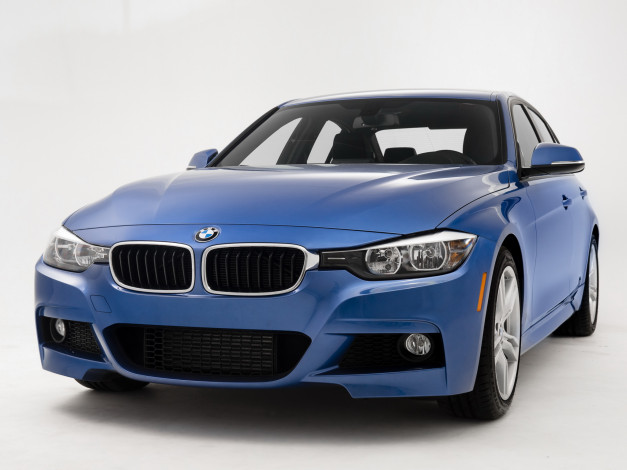 Обои картинки фото автомобили, bmw, m, sedan, 328d, package, sport, us-spec, синий, 2013г, f30