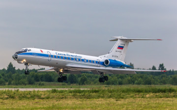 Картинка tu-134ak авиация пассажирские+самолёты авиалайнер