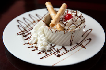 Картинка еда мороженое +десерты десерт лакомство сливки