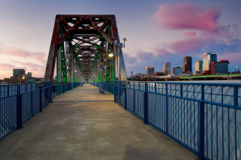 Картинка города -+мосты арканзас мост arkansas сша little rock