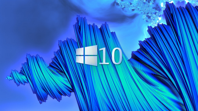 Обои картинки фото компьютеры, windows  10, фон, логотип