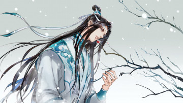 Картинка аниме mo+dao+zu+shi лань ванцзы ветки