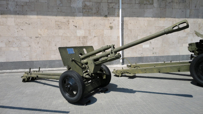Обои картинки фото оружие, пушки, ракетницы, обр, 1942, дивизионная, 76мм