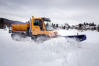Картинка техника снегоуборочная+техника unimog mercedes-benz снег 2013г u430