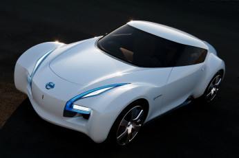 обоя nissan esflow electric concept 2011, автомобили, nissan, datsun, esflow, electric, concept, 2011, белый