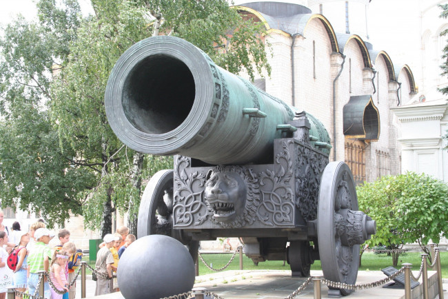 Обои картинки фото царь- пушка, города, москва , россия, кремль, москва, царь-, пушка