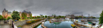 Картинка виктория канада города -+панорамы запад канады британская колумбия город панорама остров ванкувер