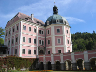 Картинка города дворцы замки крепости замок+бечов-над-теплой Чехия