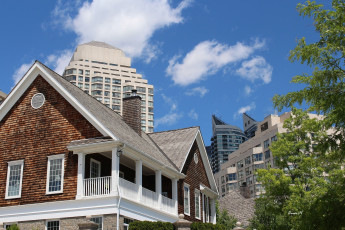 Картинка города торонто+ канада многоэтажки балкон дом