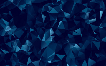 Картинка 3д+графика абстракция+ abstract background геометрия dark абстракция фигуры polygonal blue