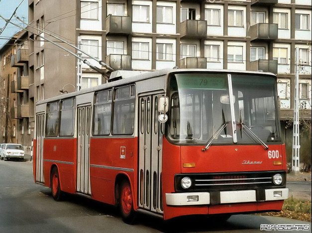 Обои картинки фото троллейбус, на, базе, икарус, 260, техника, троллейбусы
