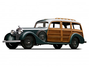 обоя hispano-suiza k6 break de chasse by franay, автомобили, hispano-suiza, chasse