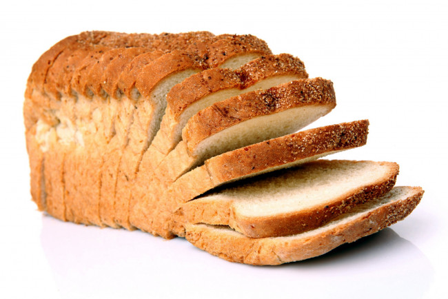 Обои картинки фото еда, хлеб,  выпечка, ломтики, белый, буханка