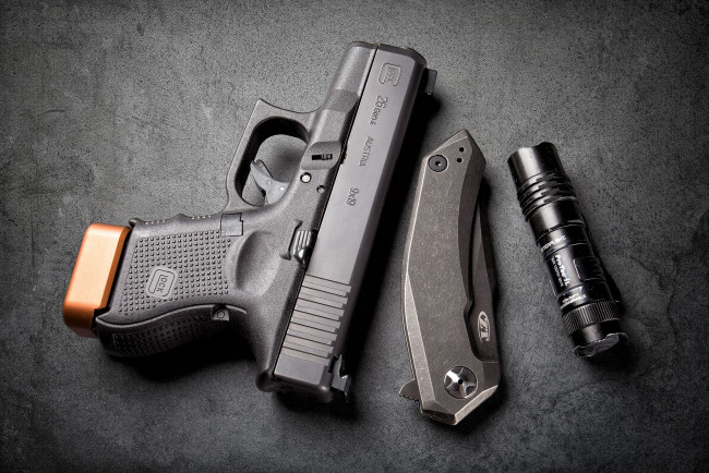 Обои картинки фото glock 26, оружие, пистолеты, ствол