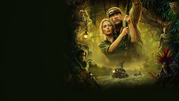 Картинка jungle+cruise+ +2021+ кино+фильмы jungle+cruise круиз по джунглям dwayne johnson комедия фэнтези emily blunt