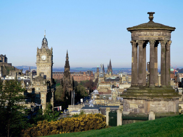 Обои картинки фото scotland, edinburgh, города, эдинбург, шотландия