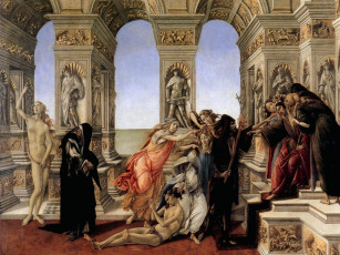 Картинка клевета рисованные sandro botticelli