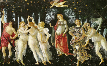 Картинка боттичелли весна рисованные sandro botticelli