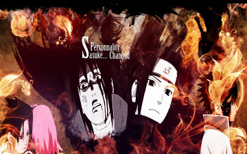 Картинка аниме naruto саске сакура sakura sasuke
