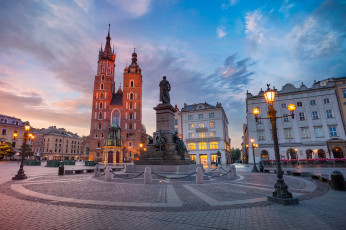 Картинка krakow города краков+ польша панорама