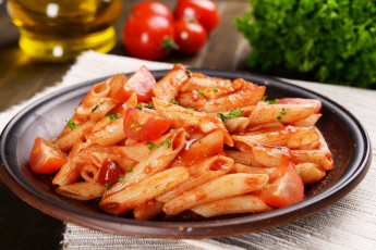 Картинка еда макаронные+блюда кетчуп помидоры макароны