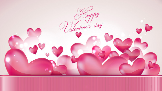 Обои картинки фото праздничные, день святого валентина,  сердечки,  любовь, розовый