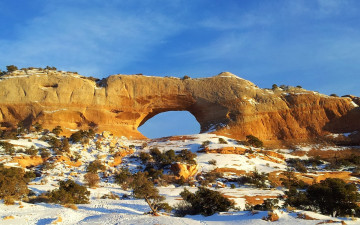 Картинка природа горы арка