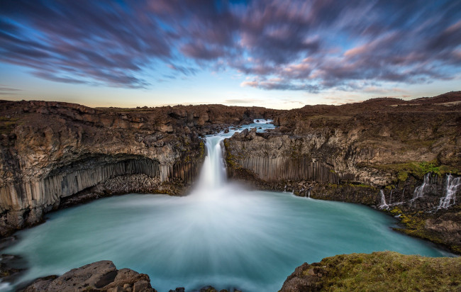 Обои картинки фото природа, реки, озера, скалы, озеро, река, исландия