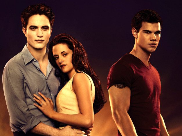 Обои картинки фото the, twilight, saga, breaking, dawn, part, кино, фильмы, taylor, lautner, kristen, stewart, robert, pattinson