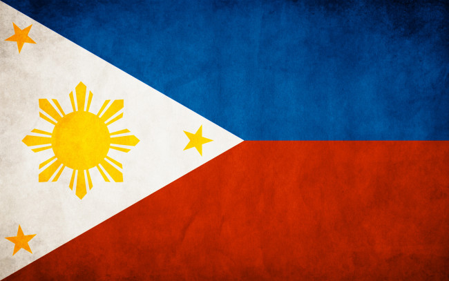Обои картинки фото филиппины, разное, флаги, гербы, синий, красный, солнце, белый