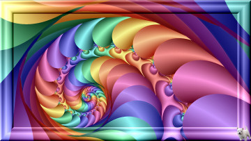 обоя 3д, графика, fractal, фракталы, узор, цвета, фон