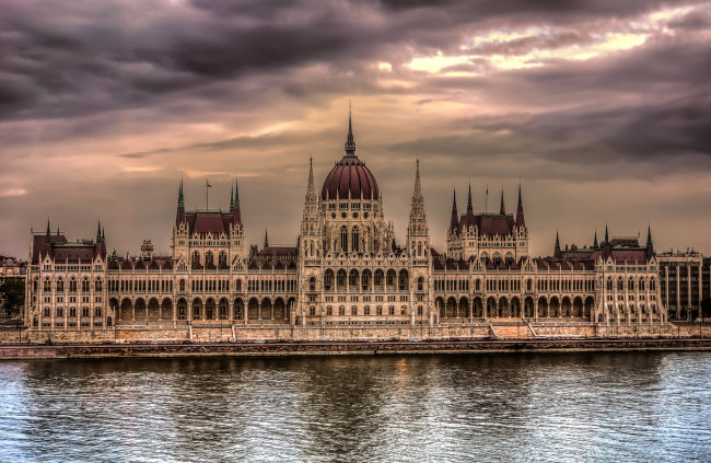 Обои картинки фото hungary parliament building, города, будапешт , венгрия, парламент
