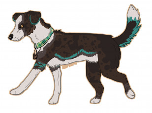 Картинка рисованные животные сказочные мифические собака