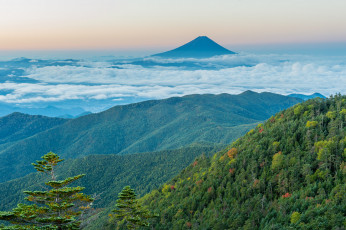 Картинка природа горы гора пейзаж облака