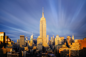 Картинка midtown+manhattan+-+new+york +ny города нью-йорк+ сша башня здания
