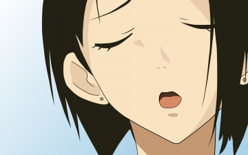 Картинка аниме sayonara+zetsubo+sensei девушка взгляд фон