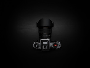 обоя бренды, бренды фотоаппаратов , разное, nikon, черный, фон, пленка, фотоаппарат, фототехника, samyang, 14mm