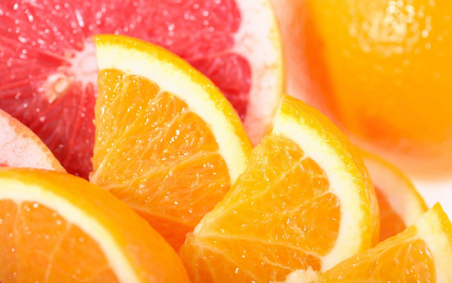 Обои картинки фото еда, цитрусы, апельсин, ломтики