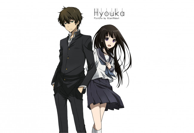Обои картинки фото аниме, hyouka