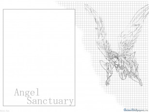 обоя аниме, angel, sanctuary