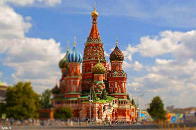 Обои картинки фото собор, василия, блаженного, города, москва, россия