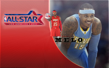 Картинка carmelo anthony all star 2011 спорт nba нба все звезды чемпионат баскетбол