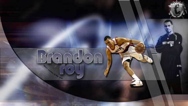 Обои картинки фото brandon, roy, спорт, nba, игрок, баскетбол, нба