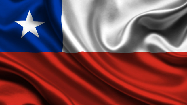 Обои картинки фото разное, флаги, гербы, satin, flag, Чили, chile