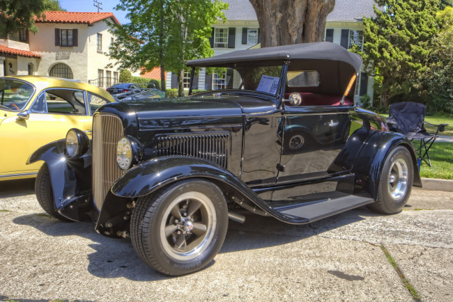 Обои картинки фото 1932 ford roadster, автомобили, выставки и уличные фото, выставка, автошоу