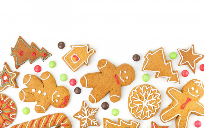 Обои картинки фото праздничные, угощения, merry, christmas, сладкое, выпечка, новый, год, рождество, cookies, gingerbread, decoration, глазурь, печенье, xmas