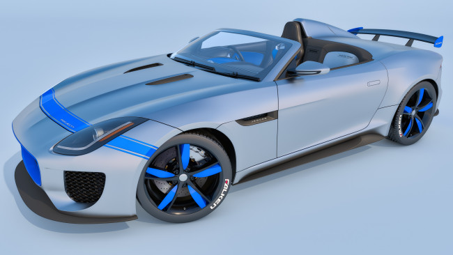 Обои картинки фото автомобили, 3д, jaguar