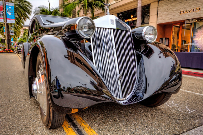Обои картинки фото rolls-royce phantom i jonckheere aerodynamic coupe 1925, автомобили, выставки и уличные фото, 1925, coupe, aerodynamic, rolls-royce, phantom, i, jonckheere