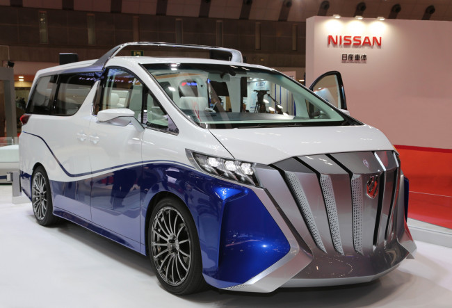 Обои картинки фото toyota alphard hercule concept 2015, автомобили, toyota, concept, 2015, hercule, alphard