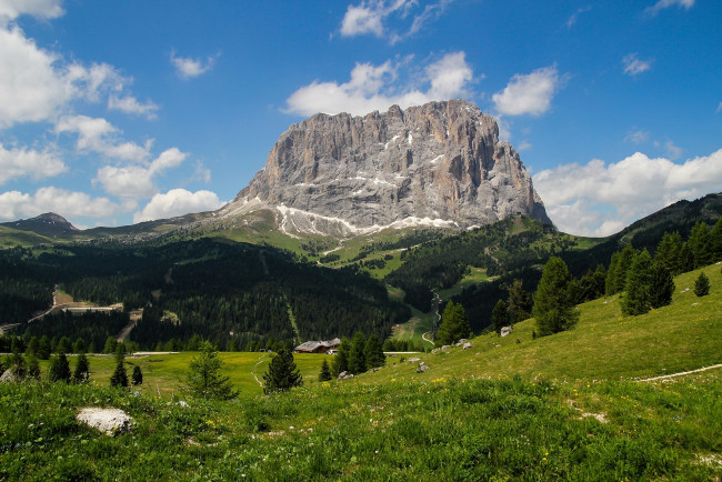 Обои картинки фото доломитовые альпы швейцария, природа, горы, доломитовые, альпы, швейцария, гора